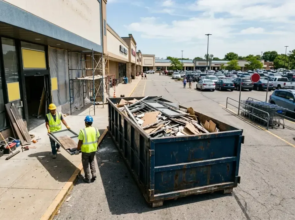 retail-store-renovation-debris-003 — frequently asked questions, Roll-off Dumpster Rentals in Oconto, WI